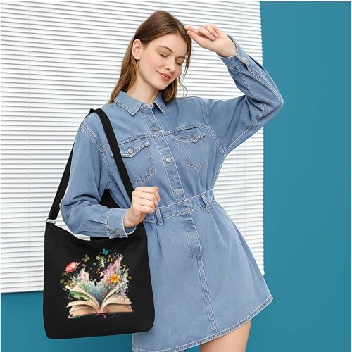 Image of Lify Women's Retro Large Size Canvas Shoulder Bag Hobo Crossbody Handbag Casual Tote - 1 Piece