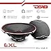 DS18 EXL-SQ6.9 6X9 Inch, 3-Ohm 2 -Way High Sound Quality Coaxial Car Speakers, with Sleek Compact Design Providing Superior Bass Response, 560 Watts -Set of 2