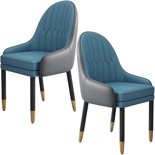 Miniatura 66 de YVYKFZD Sillas de comedor de cuero, juego de sillas de comedor, silla de cocina con patas y respaldo de madera, sillón tapizado, silla auxiliar
