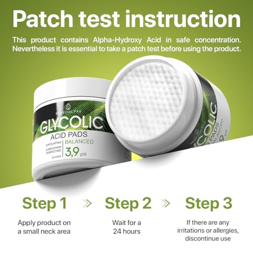 Remedial Pax SB-122 Glycolic Acid Resurfacing Pads 30% For Face And Body - Exfoliating Facial Peel-Vitamins B5 C E thumb #7