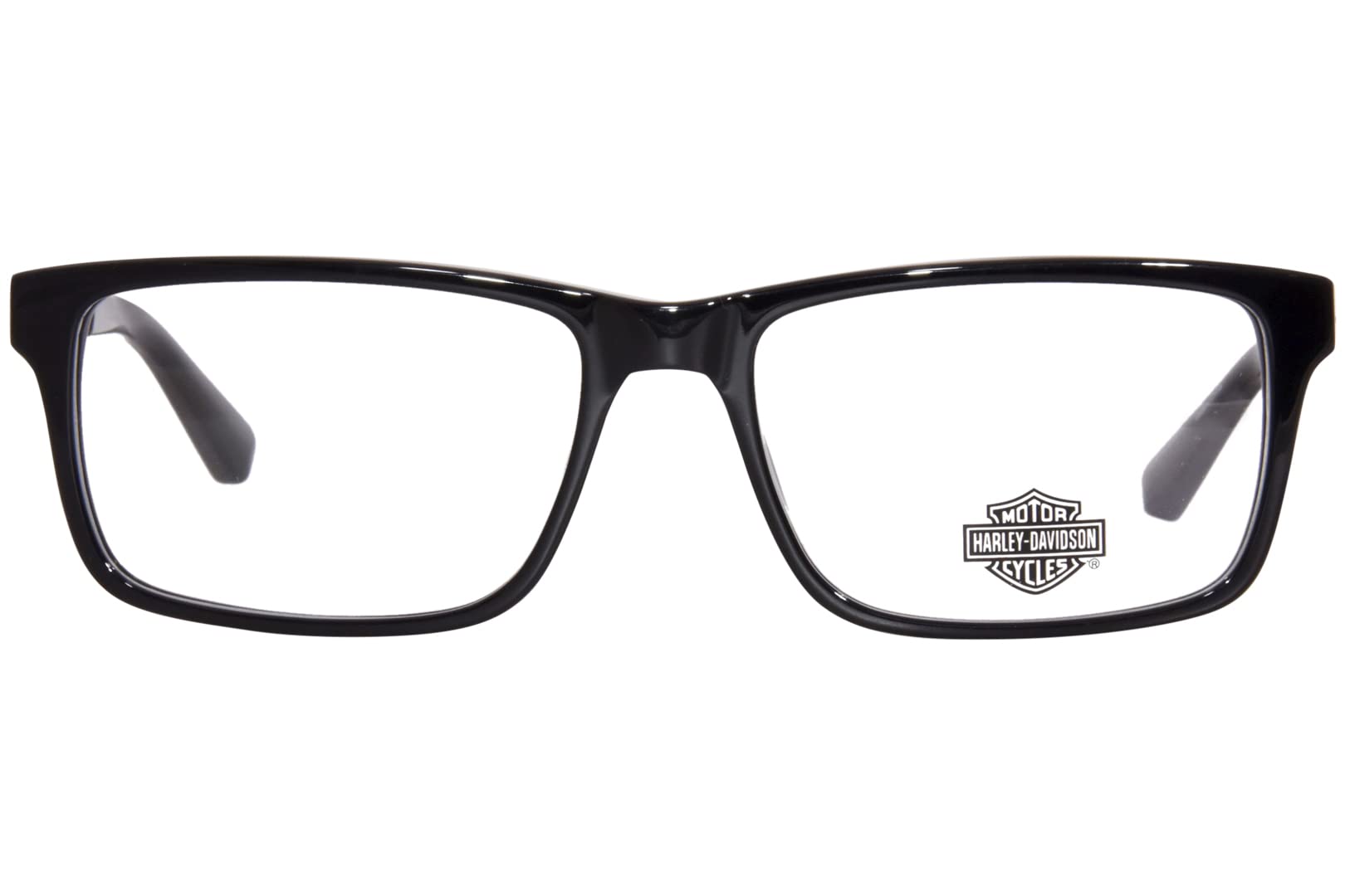 Harley Davidson Eyewear HD0752 Eyeglass Frames - Shiny Black Frame, 55 mm Lens HD075255001