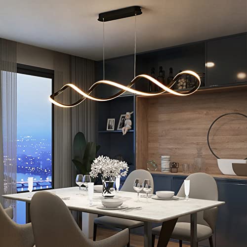 Lampe de table à manger suspendue LED pour salon et cuisine moderne