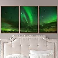 3 Piece Framed Canvas Wall Art Astronomy & Space Canvas Prints Home Artwork Decoration for Living Room,Bedroom - 16