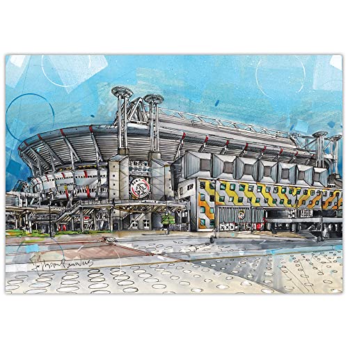 Amsterdam Fußballstadion Poster 42x29,7 cm (A3)
