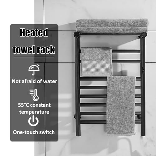 Toallero de pared elegante con control de temperatura de precisión 4