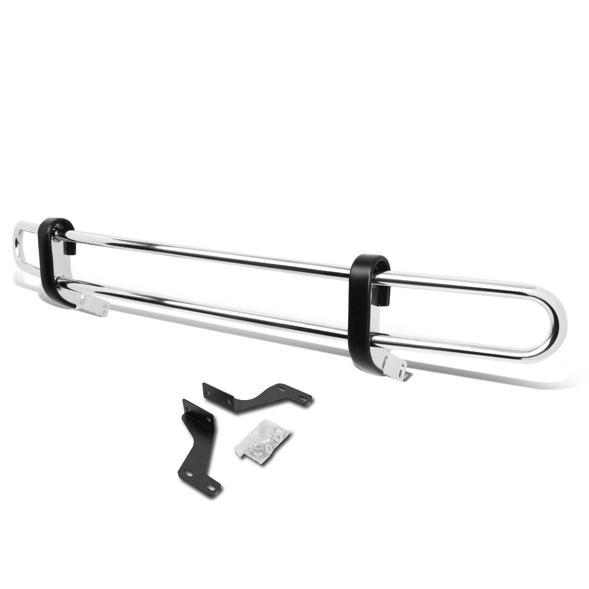 Auto Dynasty Stainless Steel Double Bar Rear Bumper Guard Compatible with Toyota Venza 09-16