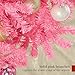 Best Choice Products 6ft Pink Christmas Tree Artificial Full Fir Tree Seasonal Holiday Decoration w/ 947 Branch Tips, Foldable Stand