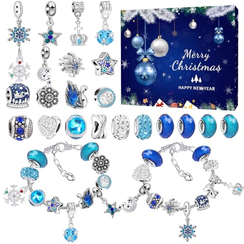 Calendrier de l'Avent 2025 Bijoux pour filles, 24 surprises...