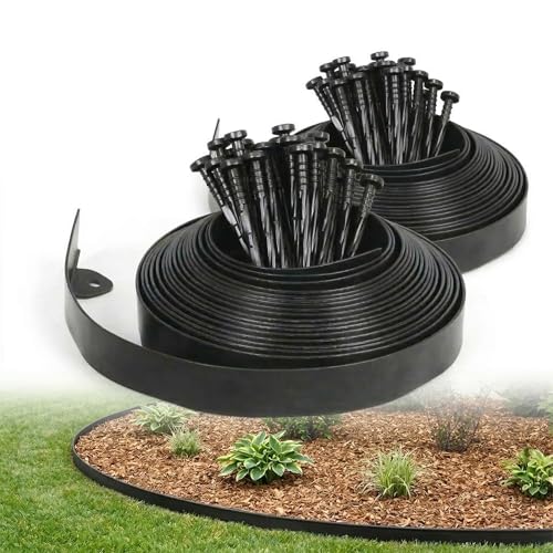 Gardzen 1.5" x 80' Landscape Edging Kit