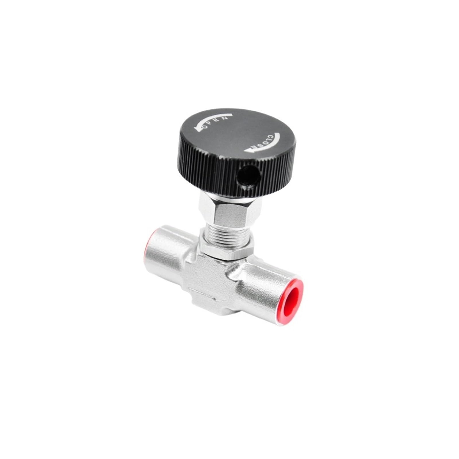 1 Uds 6000PSI Mini válvula de aguja de aire Gas de acero inoxidable NPT hembra encendido/apagado 1/8 ", 1/4", 3/8 ", 1/2", 3/4"(3/8")