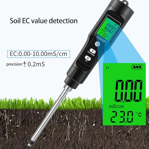 Testeur de température du sol numérique avec écran LCD et mémorisation - 6