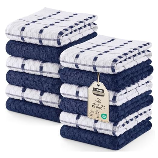 12 Pack Premium Cotton Kitchen Towels