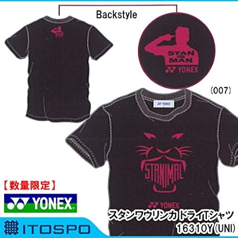 ワウリンカ 限定 ウェア セットアップ 黒×ピンク Mサイズ ヨネックス