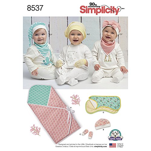 Accessoires de bébé Simplicity 8537 patron papier ajustable - 2