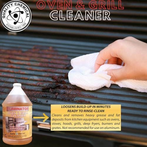 Quality Chemical Oven Cleaner & Grill Cleaner - Heavy-Duty/Fast Acting & Easy to Use/Degreaser/Heavy Duty Oven Cleaner/Best Oven Cleaner/Made in USA - 5 Gallon Pail - Thumbnail 2