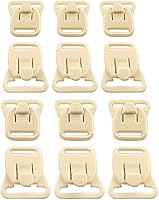 Vista 4 de Clips de sujetador de lactancia de 5/8 pulgadas, color beige, sujetadores de plástico, clips de enfermería, sujetador de maternidad, clips