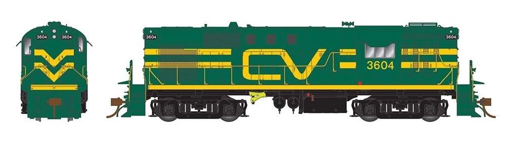 Rapido RAP31558 HO Central Vermont Green with Noodle RS-11 Diesel Locomotive - No.3604