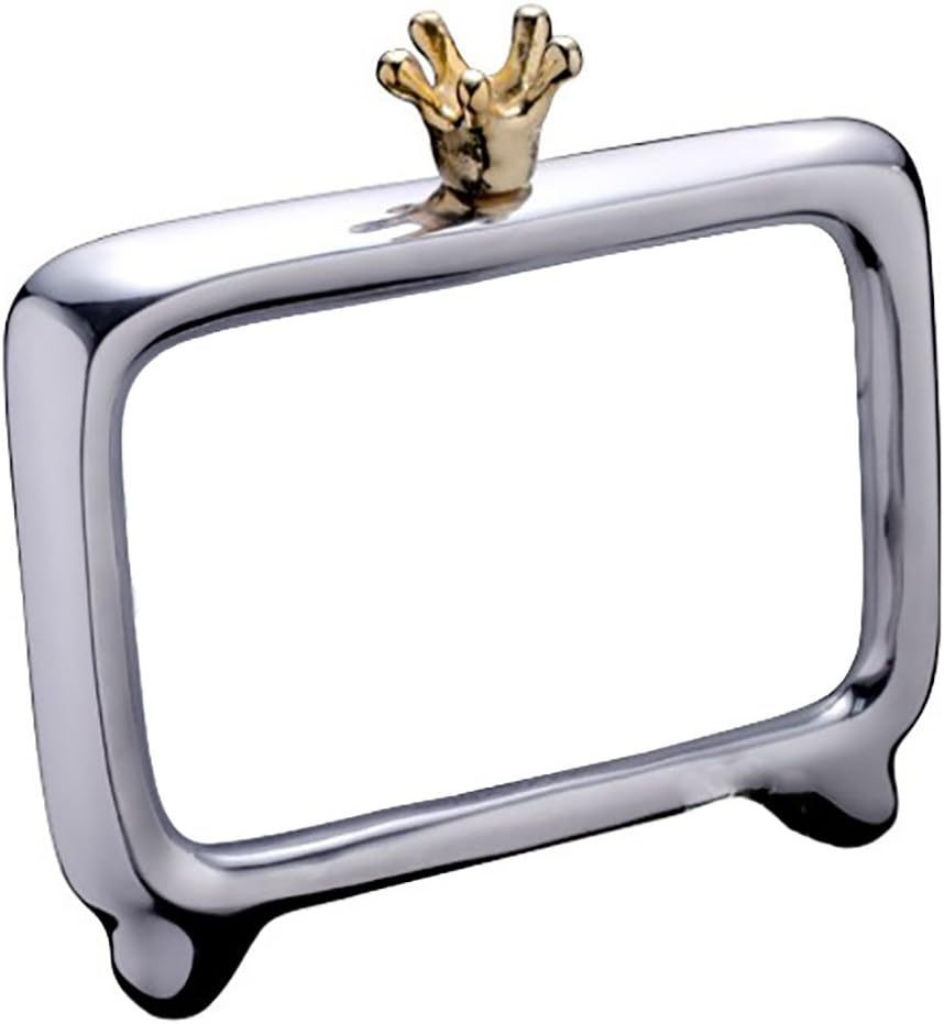 Nima Oberoi Lunares Bebe Frame w/Crown - Silver