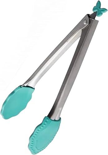 Miniatura 3 de Pioneer Woman - Freidora de aire de 5.8 cuartos de galón, moteado de lino, eficiencia energética con pinzas de acero inoxidable resistentes a la