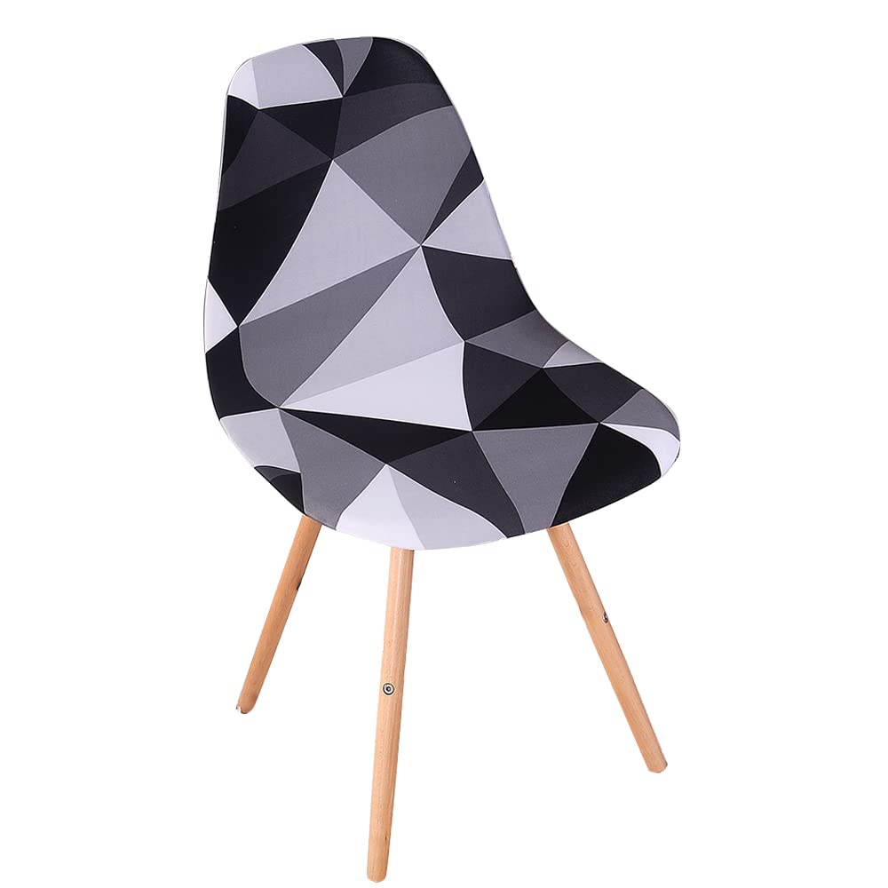 BUAOGDVG Skandinavische Stuhlbezüge 2er-Set - Dehnbare Samtbezüge Für Esszimmerstühle, Waschbar