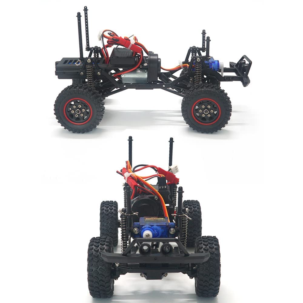1:18 Skala 4wd Szybka Ciężarówka Monster Rc Off-road, All-terrain Pilot Control, 2,4 Ghz Dla Dorosłych (Blue)
