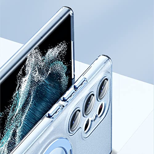 Protection objectif Samsung S22 Plus étui magnétique antichoc à bague