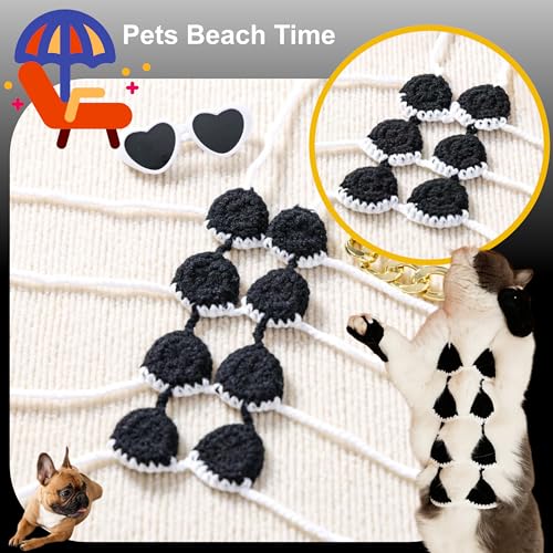 Bikini de playa para perro y gato talla 8 Cup verde miniatura 5