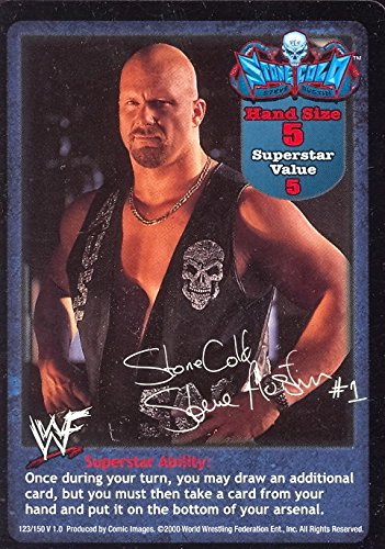 WRESTLING WWE RAW DEAL CCG 2000 PROMO CARD STONECOLD STEVE AUSTIN