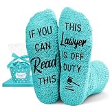 HAPPYPOP Lawyer & Law School Gifts - Law Student & Attorney Graduation Gifts, Lawyer Socks for Women