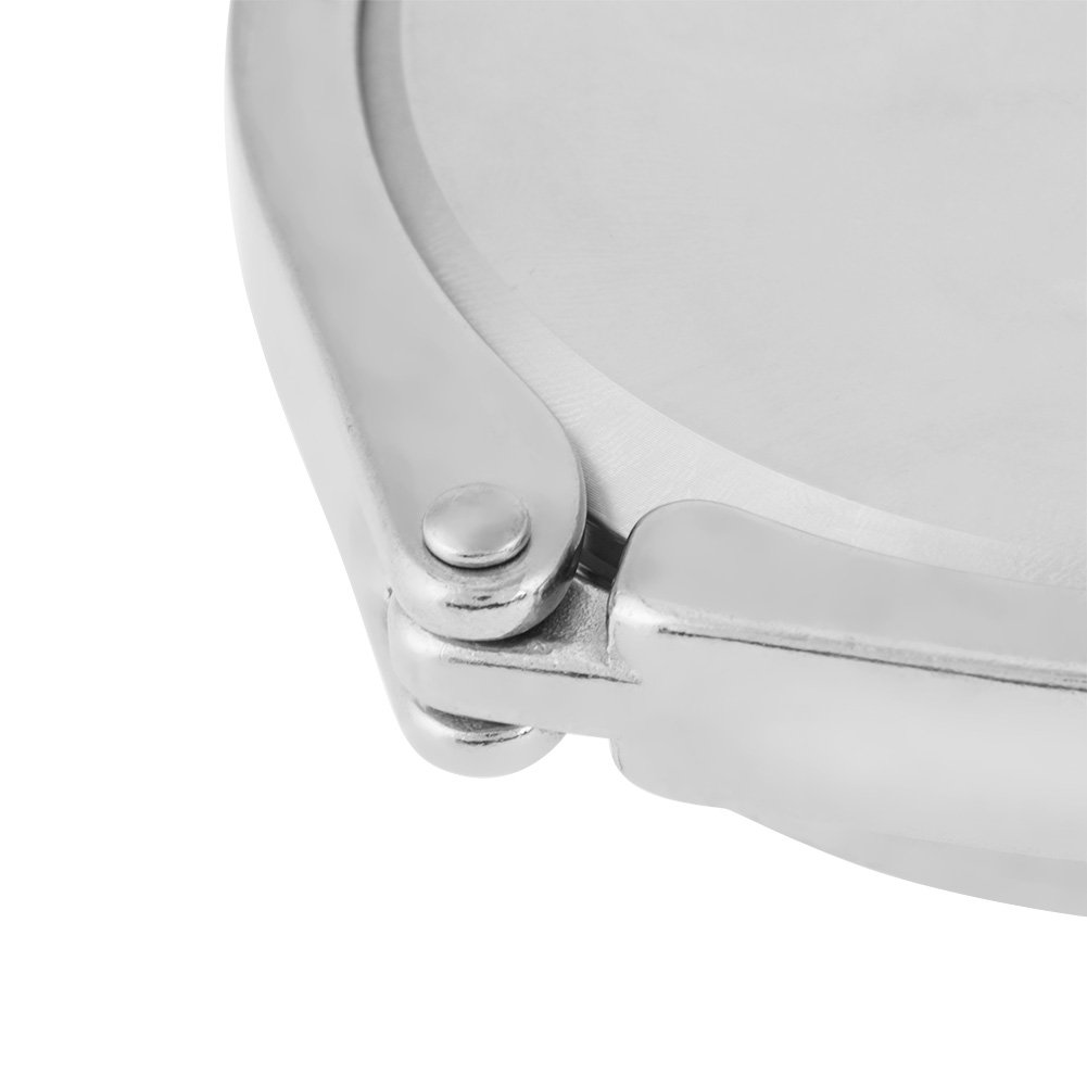 Tri Morsetto Sanitario in Acciaio Inox 4 "raccordi per Tubi Triclamp Set Morsetto Singolo Tri Morsetti Trifoglio Tubo Sanitario Saldatura Ghiera Guarnizione in Silicone 4" Coperchio Terminale