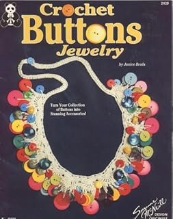 Crochet Buttons Jewelry - Buy now