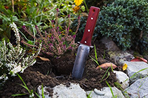 Grabungsmesser ProtectorTech Rostfreies Hori Hori Gartenmesser