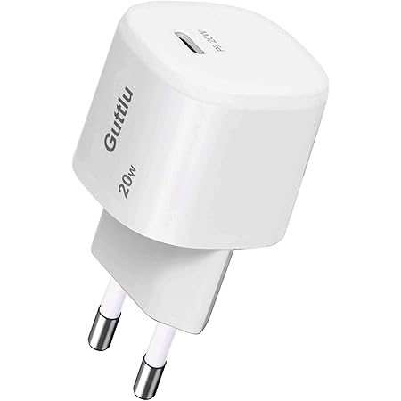 Rosaking USB C Caricatore, Caricabatterie Rapido PD 20W per iPhone14 Pro/Pro Max/14/Plus,13 Pro/Pro Max/mini/13,SE/12 Pro/12 Pro Max/mini/12,11 Pro/Pro Max,Bianco (senza linea