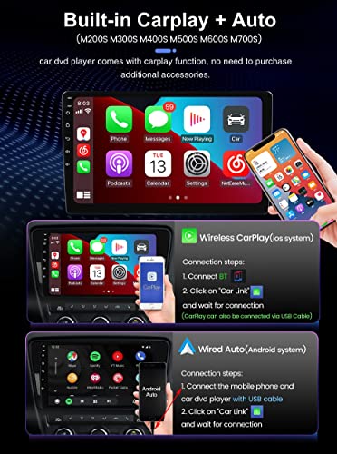Tela Sensível Ao Toque De 7 Polegadas Apple Carplay Android Auto Android Car Multimedia GPS Navigati