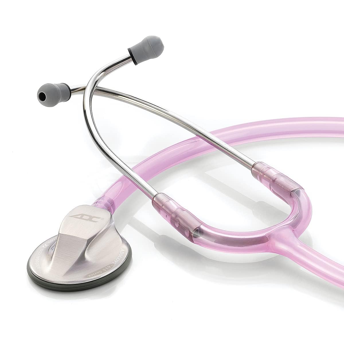 ADC Adscope 615 - Estetoscopio clínico de platino - Cuarzo rosa