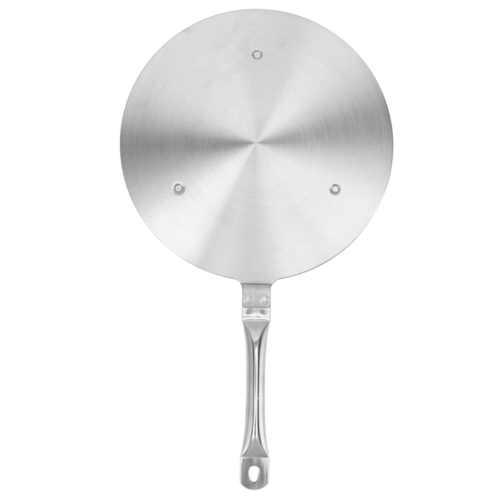 24cm Stainless Steel Heat Diffuser Plate for Even Heat Distribution, AntiScalding Handle for Induction Cooker, Cookware Accessory for Home Kitchen Cooking