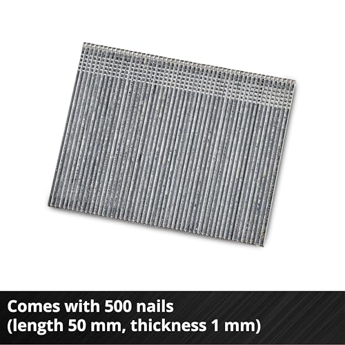 Einhell Power X-Change Cordless Nail Gun - 18V Single and Serial Shot Electric Nailer, 60 Shots/Min, Depth Adjustment TE-CN 18 Li Solo with 500 Nails (Battery Not Included), Red & Black (4257795) 10 Einhell Power X-Change Cordless Nail Gun - 18V Single and Serial Shot Electric Nailer, 60 Shots/Min, Depth Adjustment TE-CN 18 Li Solo with 500 Nails (Battery Not Included), Red & Black (4257795) - Image 10