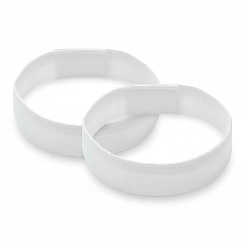 2PCS Professional Clergy Roman Collar, Full White, Pastor Collar for