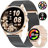 📞【Appels Bluetooth et notifications】Restez connecté grâce à la technologie Bluetooth 5.0. Passez et recevez des appels directement depuis votre poignet avec un son clair, même dans le bruit. Recevez les notifications de WhatsApp, Facebook, Instagram, Twitter, etc., pour ne rien manquer. Que vous soyez en réunion, en voiture ou à l'entraînement, vos infos sont toujours accessibles. Un outil pratique pour gagner du temps, rester organisé et connecté en toute simplicité.