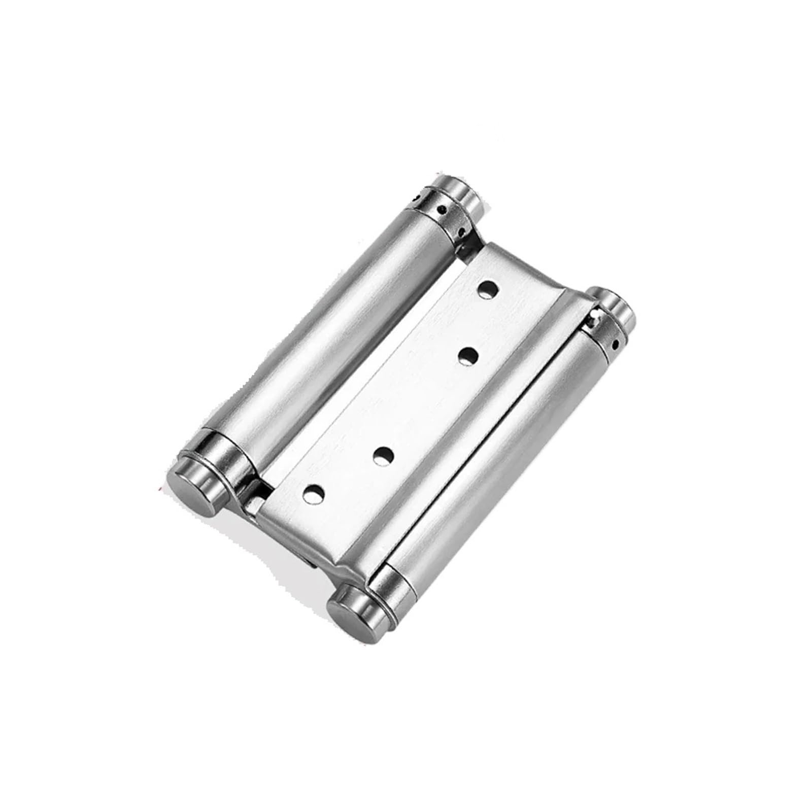 Double Action Spring Door Hinges Double Spring Hinge Two-Way Free Door Stainless Steel Automatic Closing Garage Hinges Fence Dedicated Hardware(5inch)
