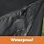 YFUG GO Round Fire Pit Cover - 40 Inch Waterproof Firepit Cover for Outdoor Patio Firepit - 420D Durable Anti-Fading Outdoor Fire Pit Cover