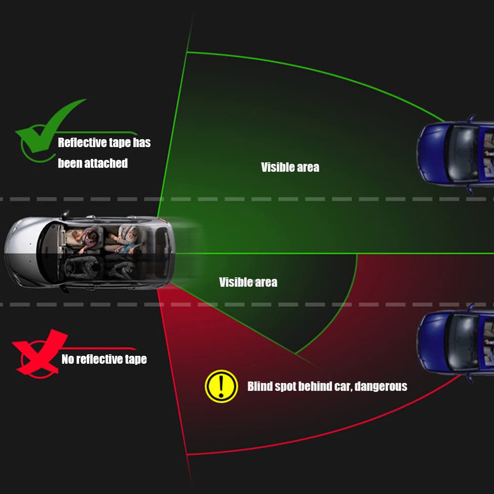 Adesivi Riflettenti Per Auto - 10 Pezzi, Rotondi, Bianchi, Impermeabili - Foto 4