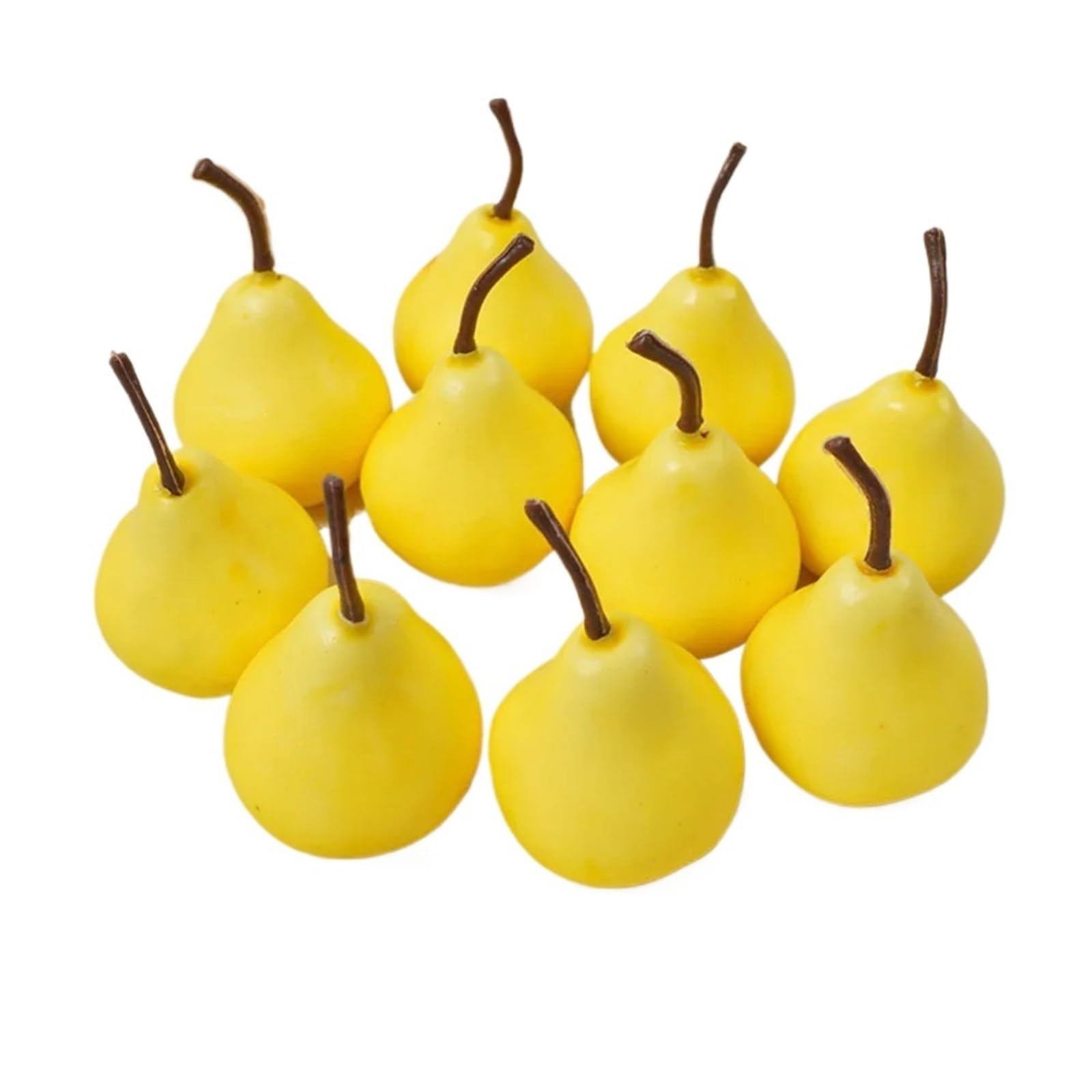 DYYEUAVT Artificial Fruit 20*PCS Yellow Fake Lemons Decor Realistic Simulation Lemon For Home Kitchen Wedding Party Decoration(A6 20Pcs)