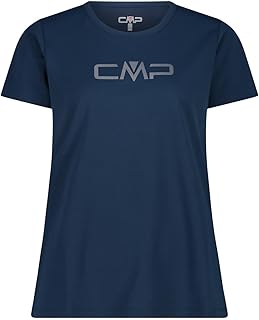 CMP - Camiseta para Mujer, Color Gris Azulado, 40, Azul-Gris, 36