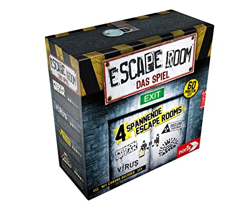 noris 606101546 Escape Room das Spiel Inkl. 4 Fällen und Chrono Decoder