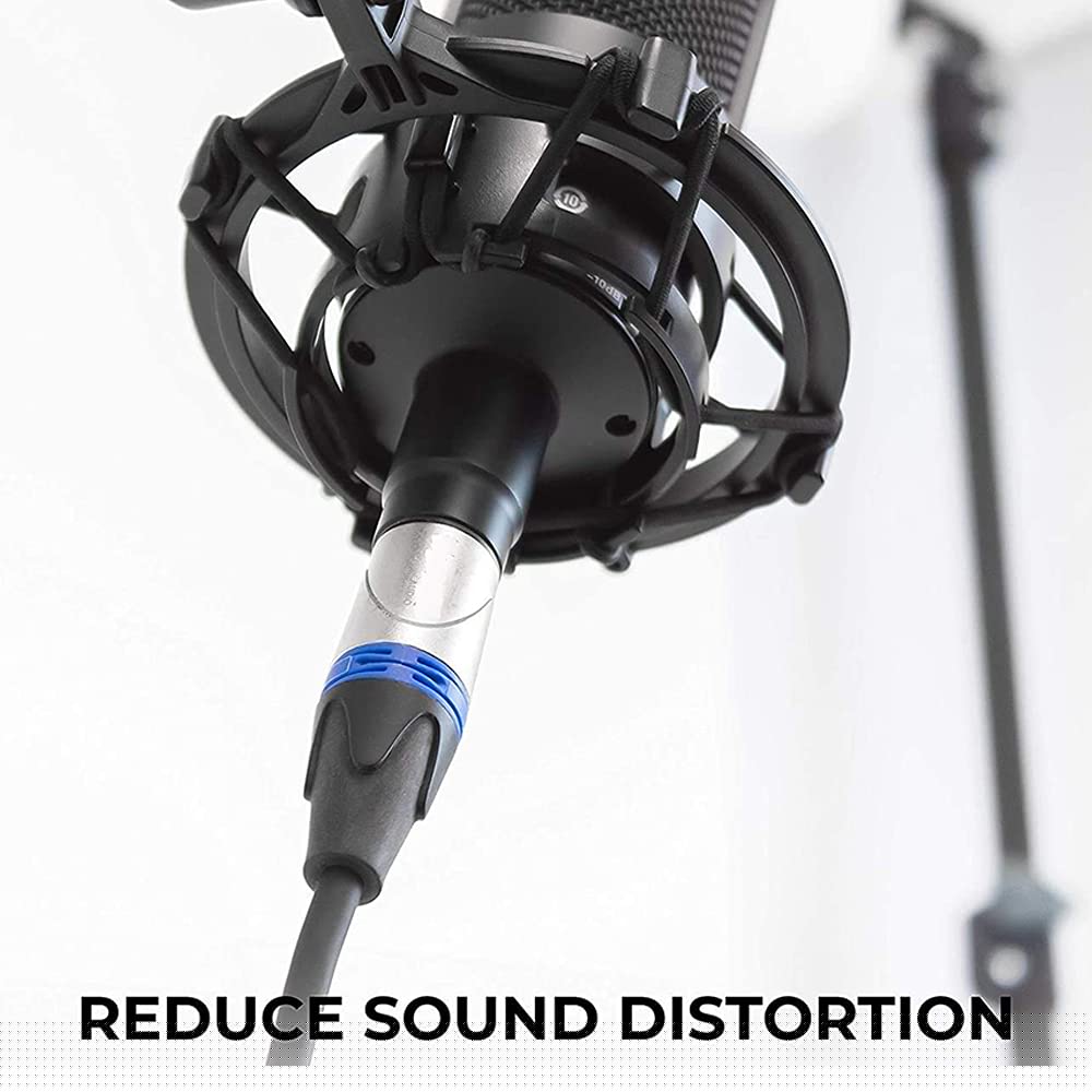 Kadence KFM-4.5M Jamming Series 4.5m XLR Mic Cable | 3-Pin Male to Female Balanced Audio Cable | Low-Noise OFC Core | Reinforced Connectors | Black 4