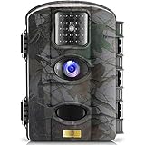 【16 MP Image y 1080P HD Video Resolution】La fiabilidad de la resolución de imagen de 16 megapíxeles de alto rendimiento capta fotos nítidas y de colores brillantes cada vez que se detecta movimiento de un juego silvestre durante el día (blanco y negro por la noche) fotos por detección.