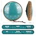 Steel Tongue Drum-14 Inch 15 Notes Tongue Drums, Steel Drum Instrument for Adults, Handpan Drums with Music Book, Handpan Drum Mallet, and Carry Bag, C Major (Malachite Green)