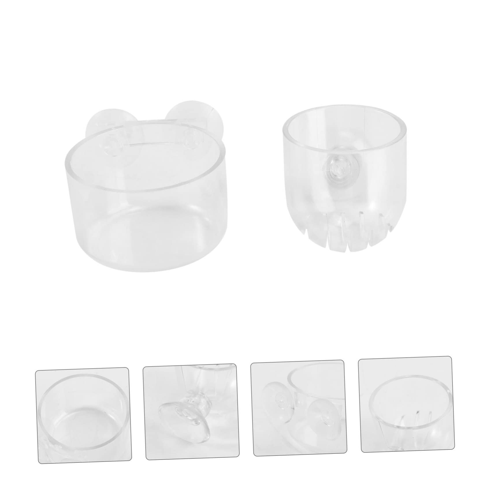 COSMEVIVI Aquarium Fish Shrimp Feeder Compact Feeding Ring Easy to Install Feeding Device