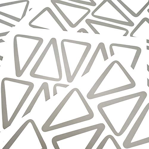 Vinilos decorativos triangulares grises 60 piezas miniatura 5